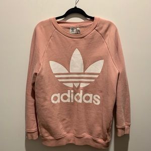 Pink adidas sweatshirt